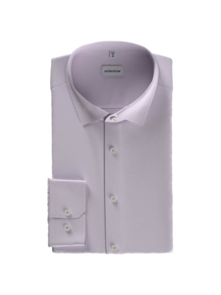 SEIDENSTICKER Slim Fit Skjorte Lilac Business Kent Twill - Visning 1