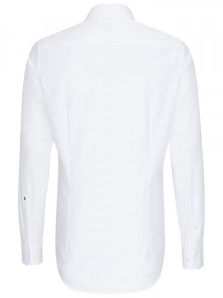 SEIDENSTICKER Slim Fit Skjorte Hvid Business Kent Popeline