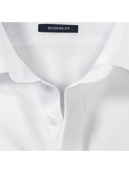 OLYMP Regular Fit Skjorte Hvid New Kent Struktur