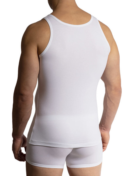 OLAF BENZ Regular Fit Hvid Feinripp