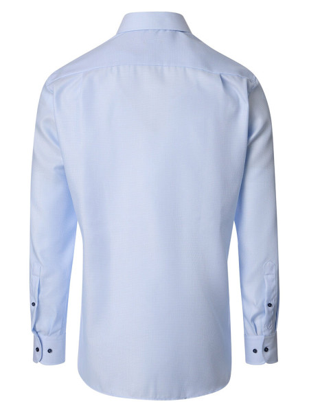 VENTI Comfort Fit Skjorte Lyseblå Kent Struktur