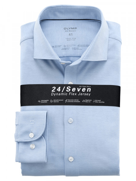 OLYMP Level Five 24/Seven body fit jersey skjorte