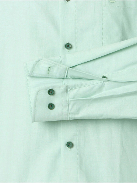 REDMOND Comfort Fit Skjorte Marine Button-Down Fein Oxford - Visning 2