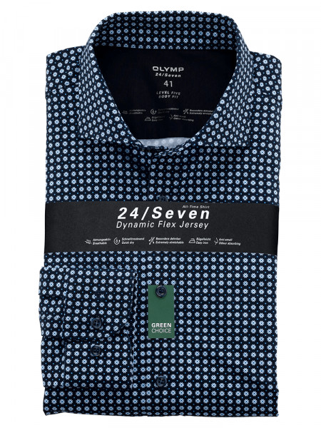 OLYMP Level Five 24/Seven body fit jersey skjorte