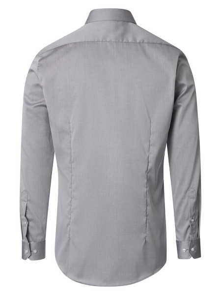 VENTI Slim Fit Skjorte Grå Kent Popeline