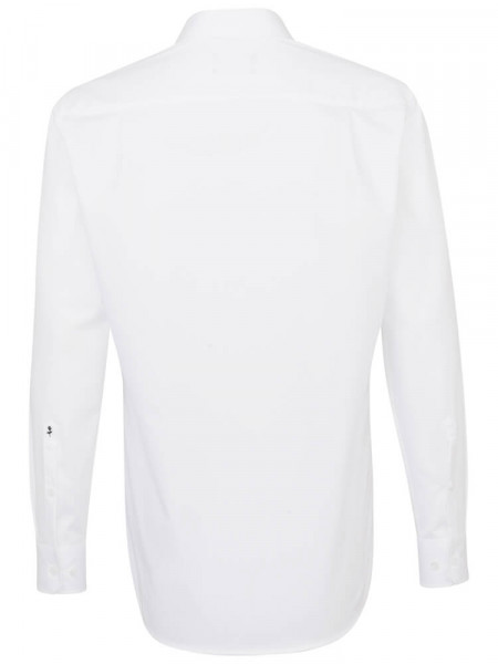 SEIDENSTICKER Regular Fit Skjorte Hvid Business Kent Popeline