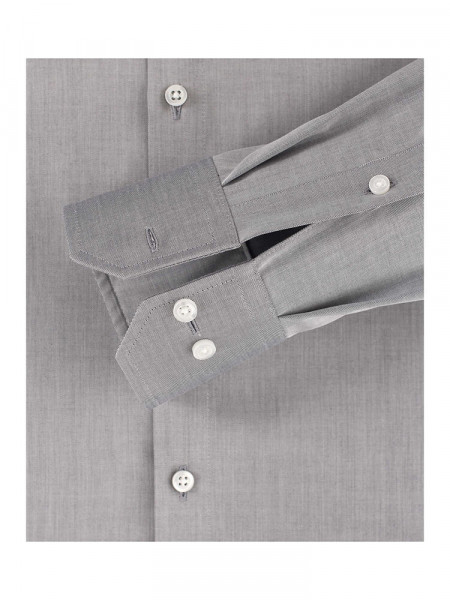 VENTI Regular Fit Skjorte Lysegrå Kent Twill - Visning 2