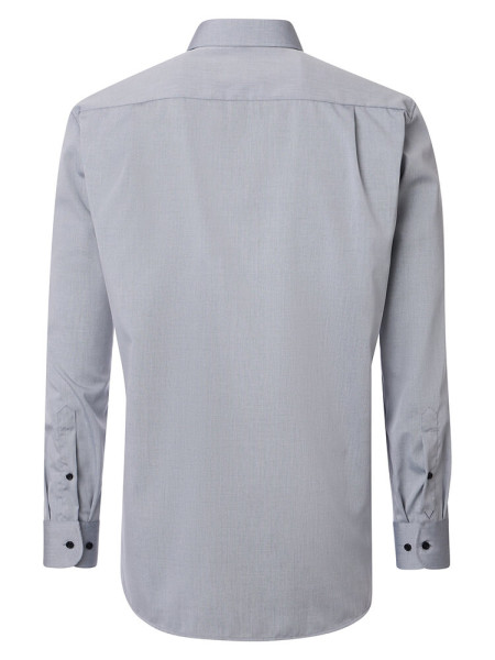 VENTI Comfort Fit Skjorte Antracit Kent Popeline