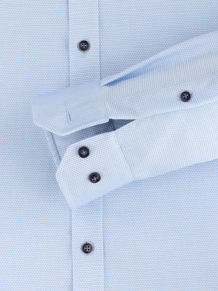 VENTI Slim Fit Skjorte Lyseblå Kent Easy Care  - Visning 2