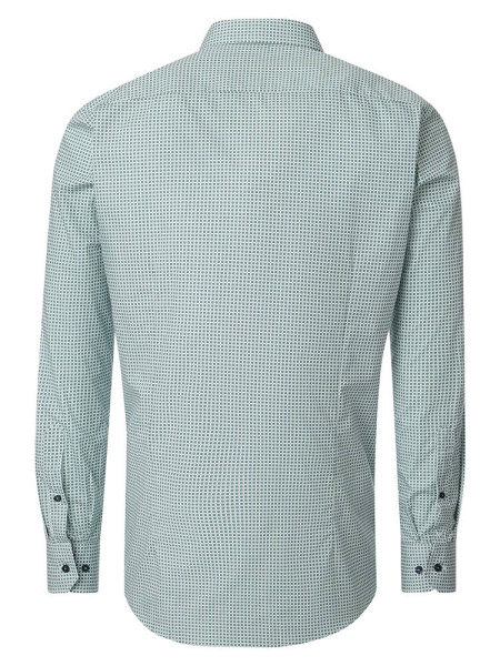 VENTI Regular Fit Skjorte Grøn Kent Popeline