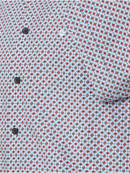 REDMOND Comfort Fit Skjorte Rød Kent Print - Visning 2