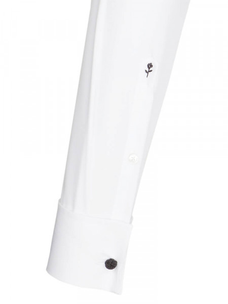 SEIDENSTICKER Tailored Fit Skjorte Hvid Business Kent Popeline - Visning 1