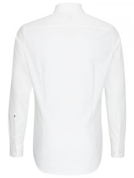 SEIDENSTICKER Slim Fit Skjorte Lys beige Business Kent Popeline