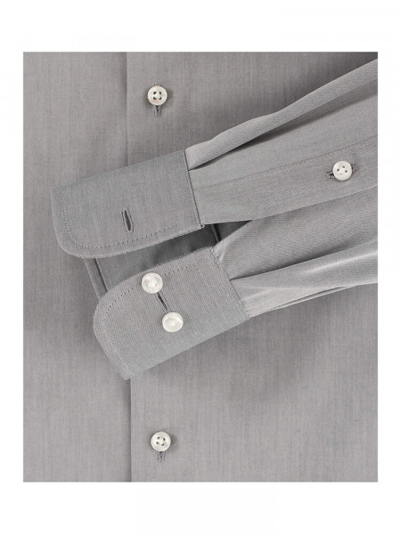 CASAMODA Comfort Fit Skjorte Lysegrå Kent Popeline - Visning 2