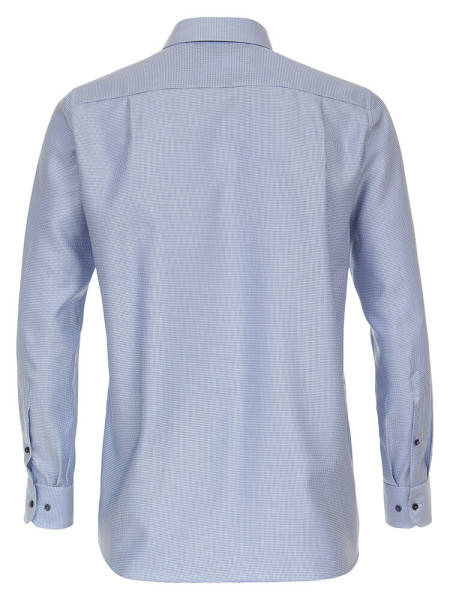 CASAMODA Comfort Fit Skjorte Medium blå Kent Struktur