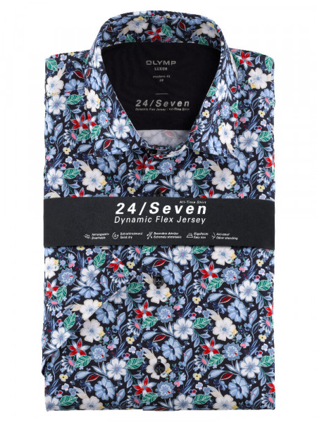 OLYMP Luxor modern fit jersey skjorte