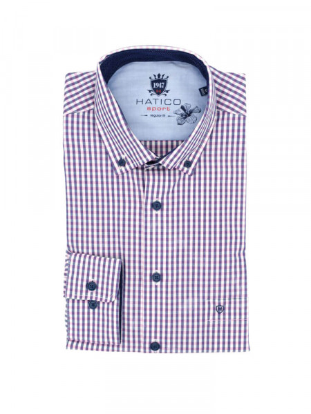 HATICO Regular Fit casual skjorte