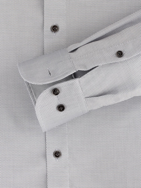 CASAMODA Regular Fit Skjorte Lysegrå Kent Natté - Visning 2