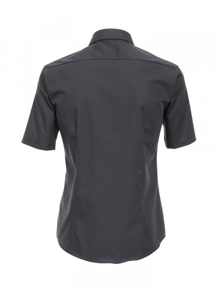 VENTI Regular Fit Skjorte Antracit Kent Popeline