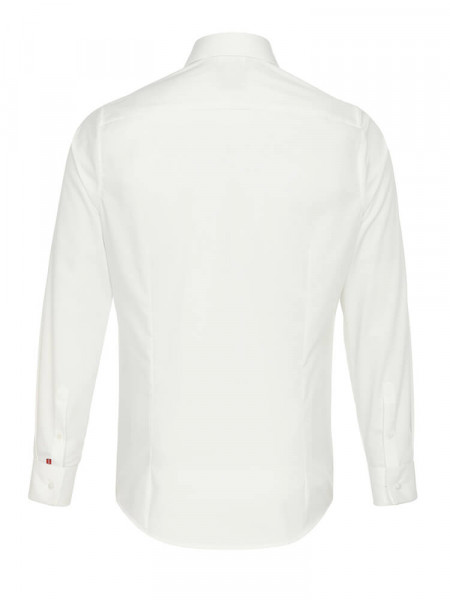 PURE Slim Fit Skjorte Lys beige Haifisch Popeline