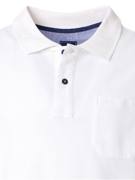 REDMOND Polo Hvid Piqué - Visning 1