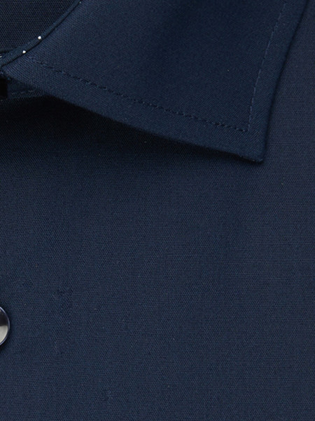 SEIDENSTICKER Slim Fit Skjorte Marine Business Kent Popeline - Visning 3