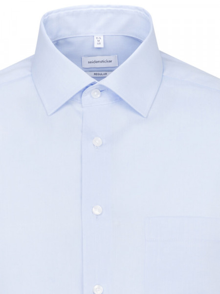 SEIDENSTICKER Regular Fit Skjorte Lyseblå Business Kent Chambray - Visning 2