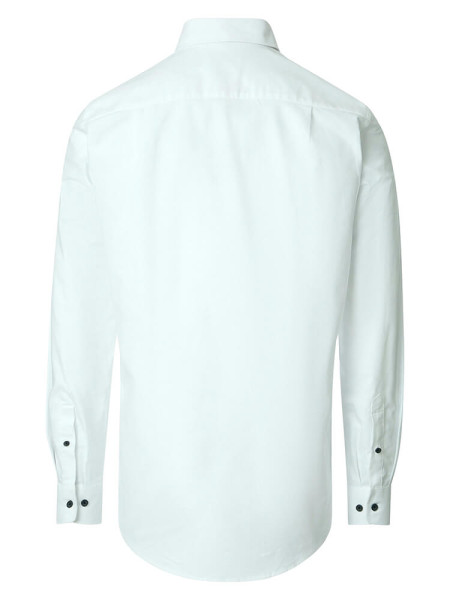 REDMOND Regular Fit Skjorte Hvid Button-Down Fein Oxford