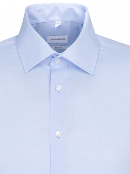 SEIDENSTICKER Tailored Fit Skjorte Lyseblå Business Kent Chambray - Visning 2