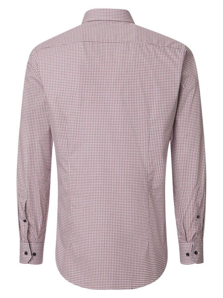 VENTI Regular Fit Skjorte Rød Kent Popeline