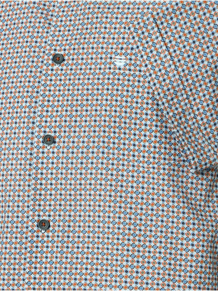 REDMOND Comfort Fit Skjorte Rød Kent Print - Visning 2