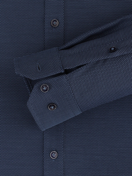 VENTI Slim Fit Skjorte Mørkeblå Kent Easy Care  - Visning 2