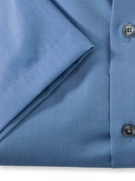 OLYMP Regular Fit Skjorte Medium blå New Kent Chambray - Visning 2