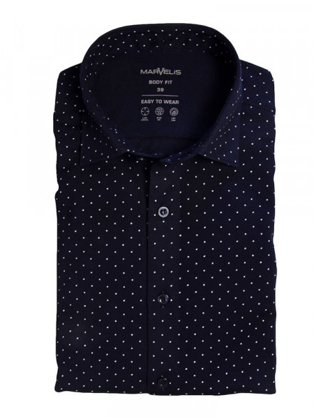 MARVELIS Body Fit jersey skjorte