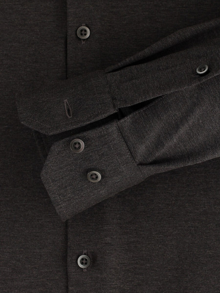 VENTI Regular Fit Skjorte Antracit Kent Jersey - Visning 2