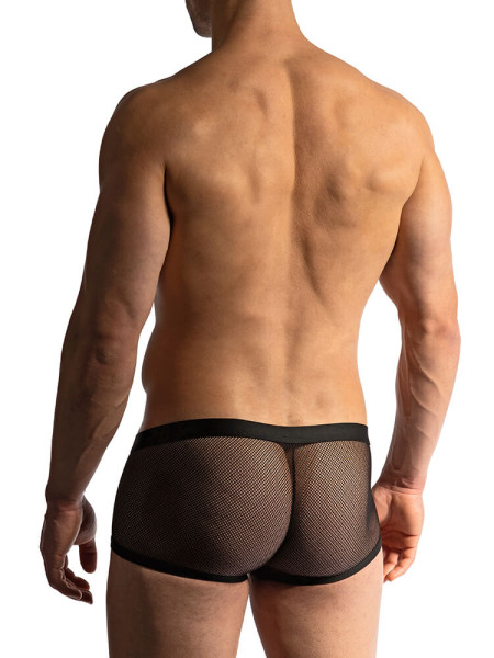 MANSTORE Regular Fit Sort Microfaser