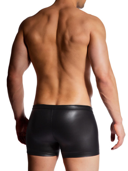 MANSTORE Regular Fit Sort Microfaser