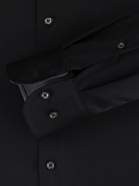 CASAMODA Regular Fit Skjorte Sort Kent Easy Care  - Visning 2