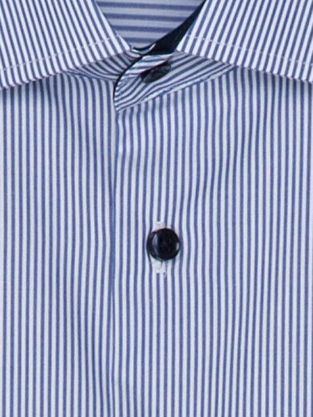 SEIDENSTICKER Regular Fit Skjorte Medium blå Business Kent Popeline
