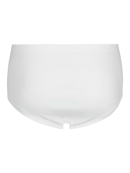 HUBER Regular Fit Hvid Doppelrippenstich - Visning 2