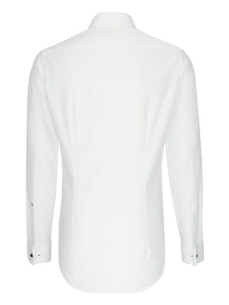 SEIDENSTICKER Slim Fit Skjorte Lys beige Business Kent Twill