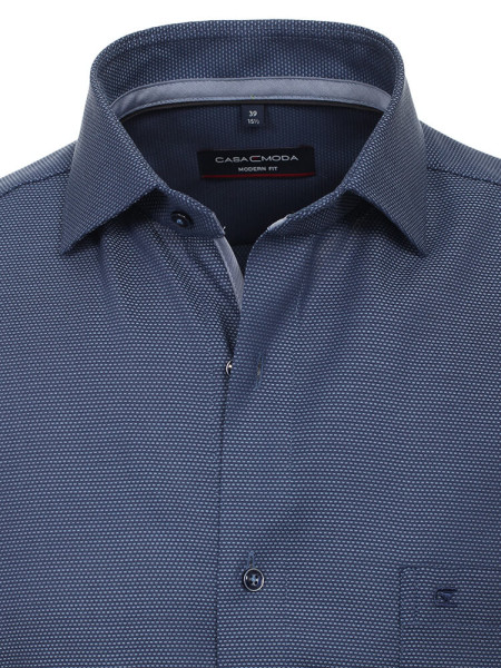 CASAMODA Regular Fit Skjorte Mørkeblå Kent Natté - Visning 1
