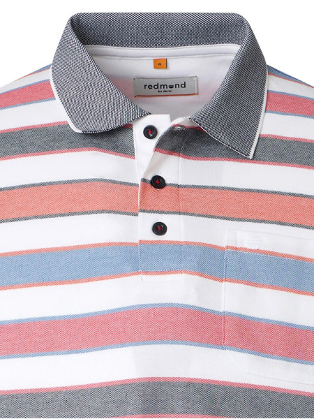 REDMOND Polo Rød Natté - Visning 1