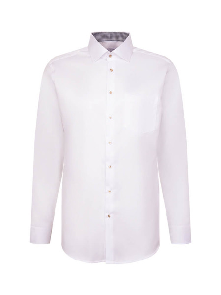 SEIDENSTICKER Regular Fit Skjorte Lys beige New Kent Struktur