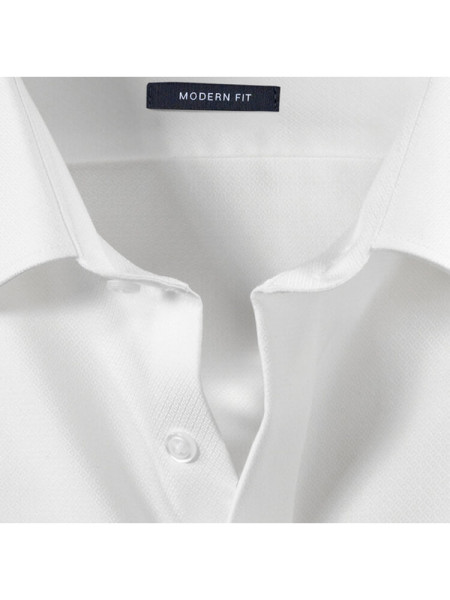 OLYMP Regular Fit Skjorte Lys beige New Kent Struktur