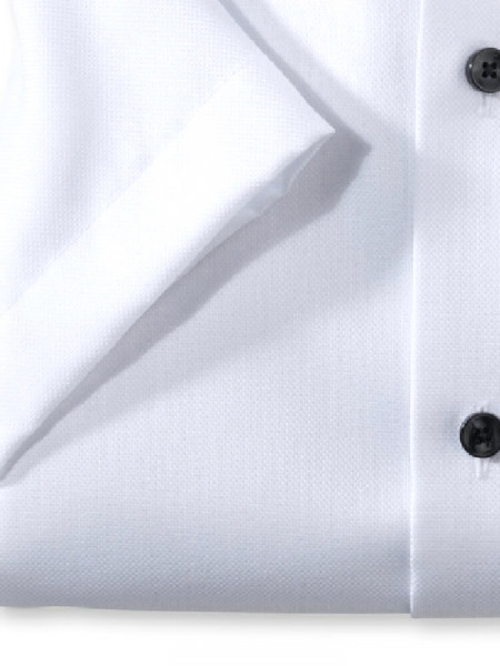 OLYMP Regular Fit Skjorte Hvid Global Kent Struktur - Visning 2