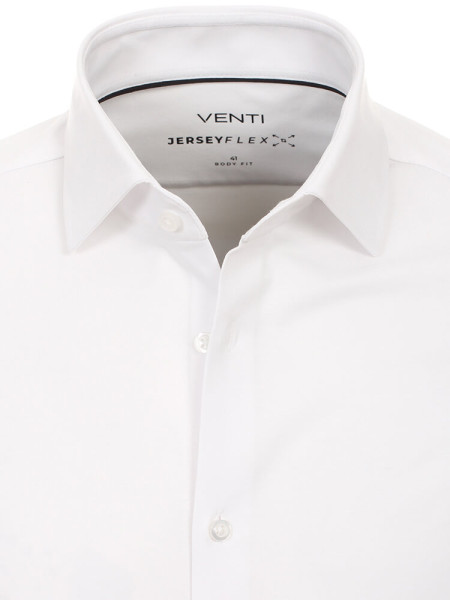VENTI Slim Fit Skjorte Hvid Kent Jersey - Visning 1