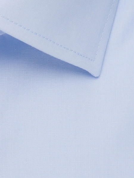 SEIDENSTICKER Regular Fit Skjorte Lyseblå Business Kent Popeline - Visning 3