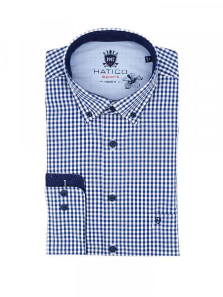 HATICO Regular Fit casual skjorte
