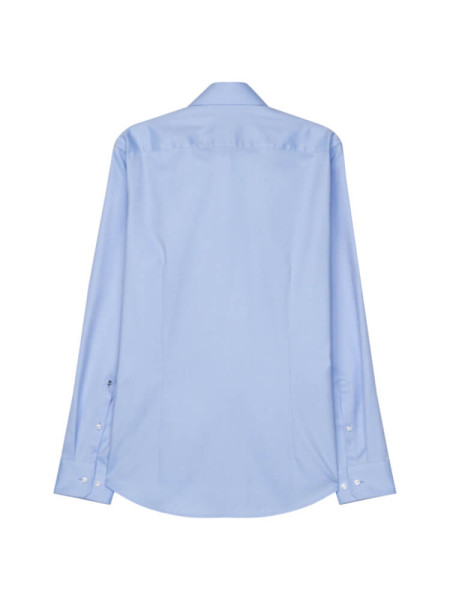 SEIDENSTICKER Slim Fit Skjorte Lyseblå Business Kent Twill - Visning 1